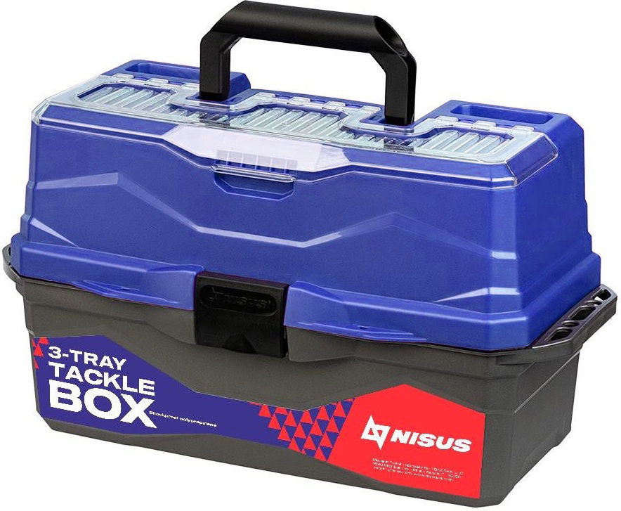 фото Ящик для снастей nisus "tackle box", трехполочный