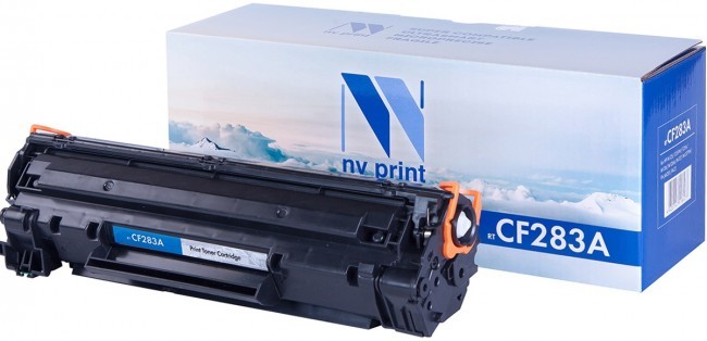 фото Картридж для лазерного принтера nv print cf283a, черный