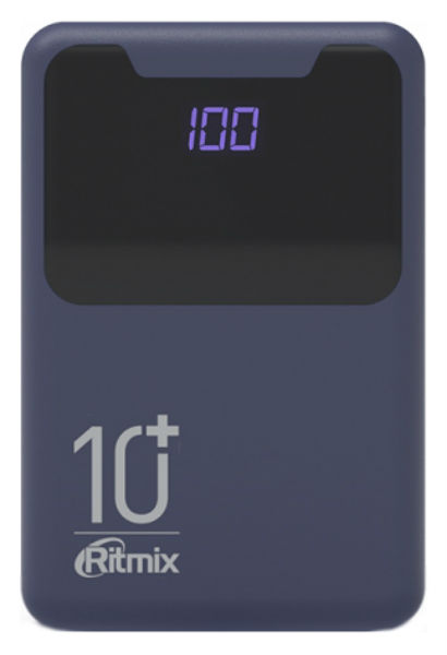 

Внешний аккумулятор Ritmix RPB-10005 10000 мАч Blue, RPB-10005