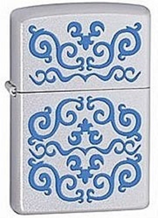 

Бензиновая зажигалка Zippo Floral 24914 Satin Chrome, Floral 24914