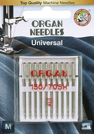 фото Иглы organ универсальные 10/110 blister