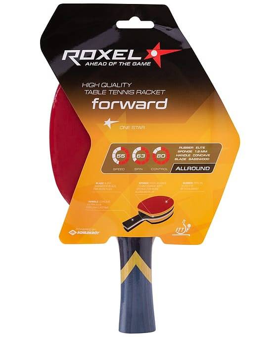 Ракетка для настольного тенниса Roxel Forward, коническая ручка, 1 звезда