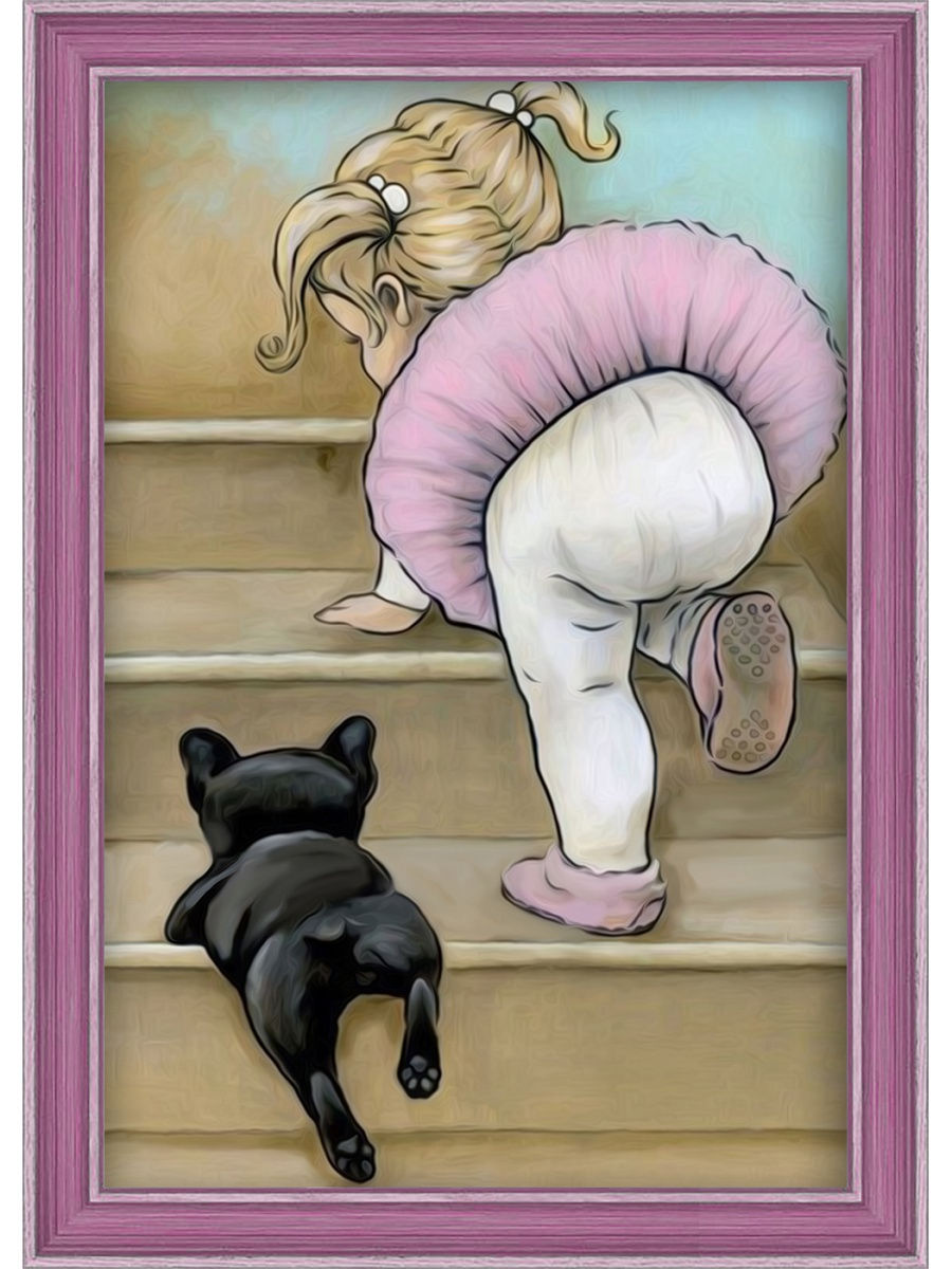 

Картина стразами Маленькие друзья (АЖ-1543) 20х30 см