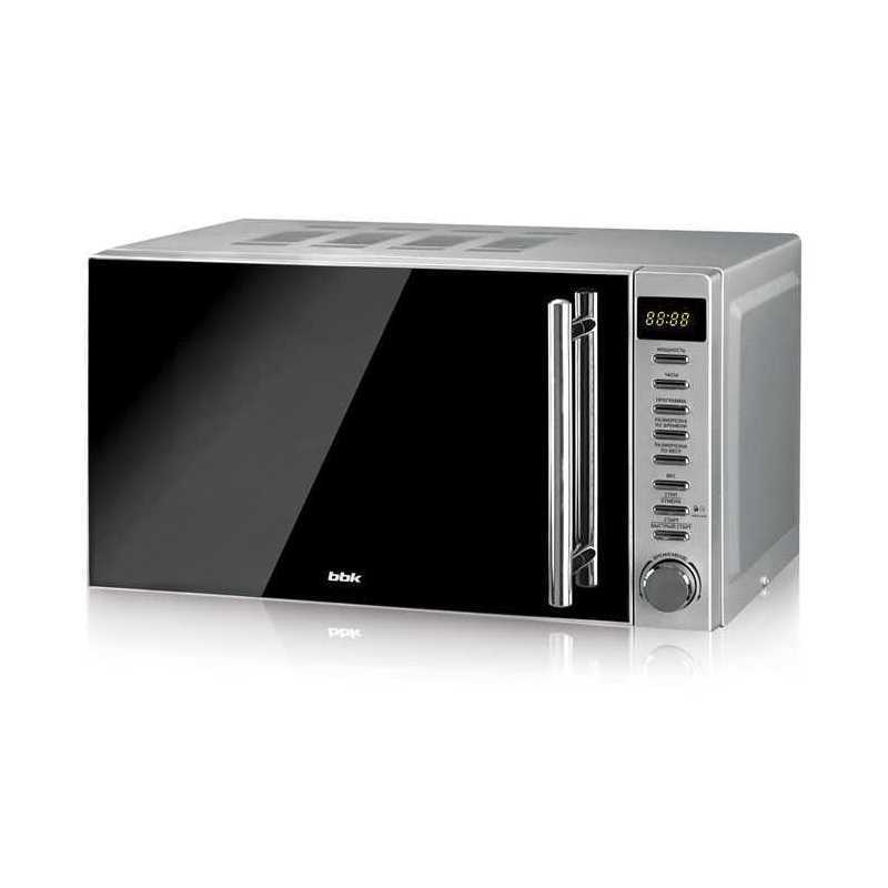 фото Микроволновая печь соло bbk 20mws-721t/bs-m silver/black