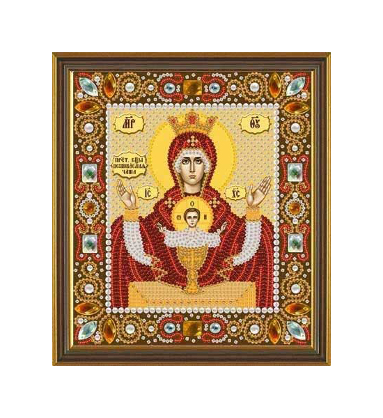 

Вышивка бисером Нова Слобода Богородица Неупиваемая чаша Д 6004