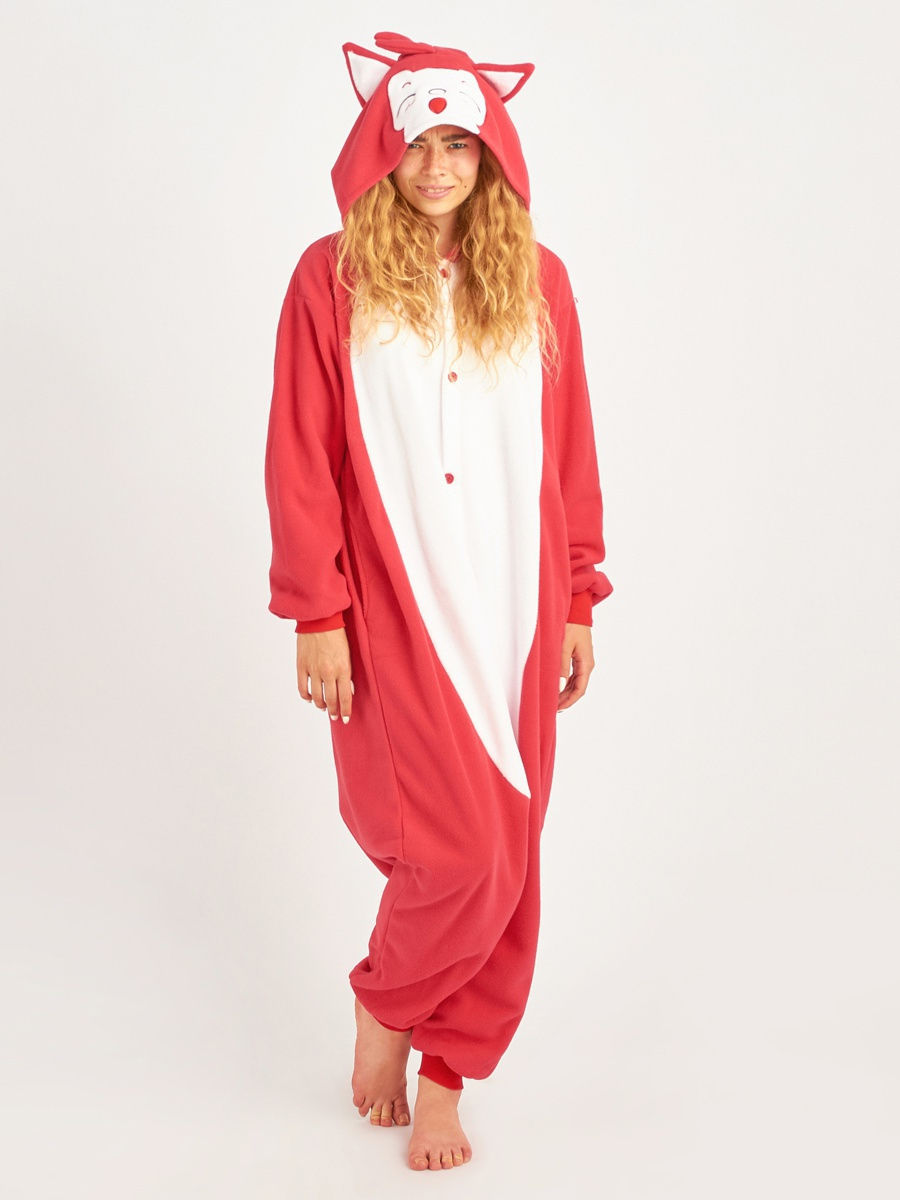 

Кигуруми унисекс BearWear Красная лиса красный 46 RU, Красная лиса