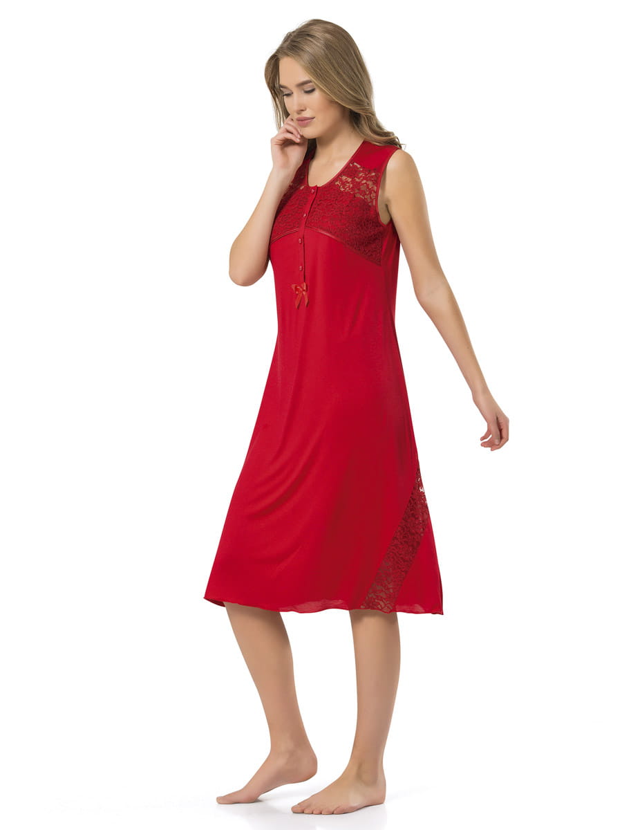 

Ночная сорочка женская Turen 3124 красная XXL, 3124