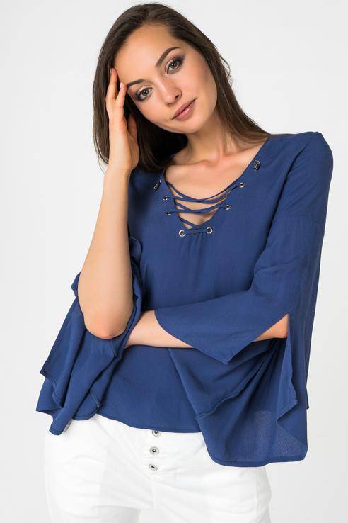 

Блуза женская Broadway 10158737 синяя XXL, 10158737