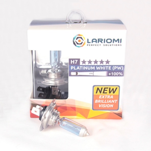 Лампа Галогенная H7 12v 55w Px26d Platinum White LARIOMI