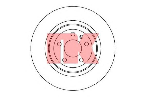 фото Тормозной диск nk 2047110