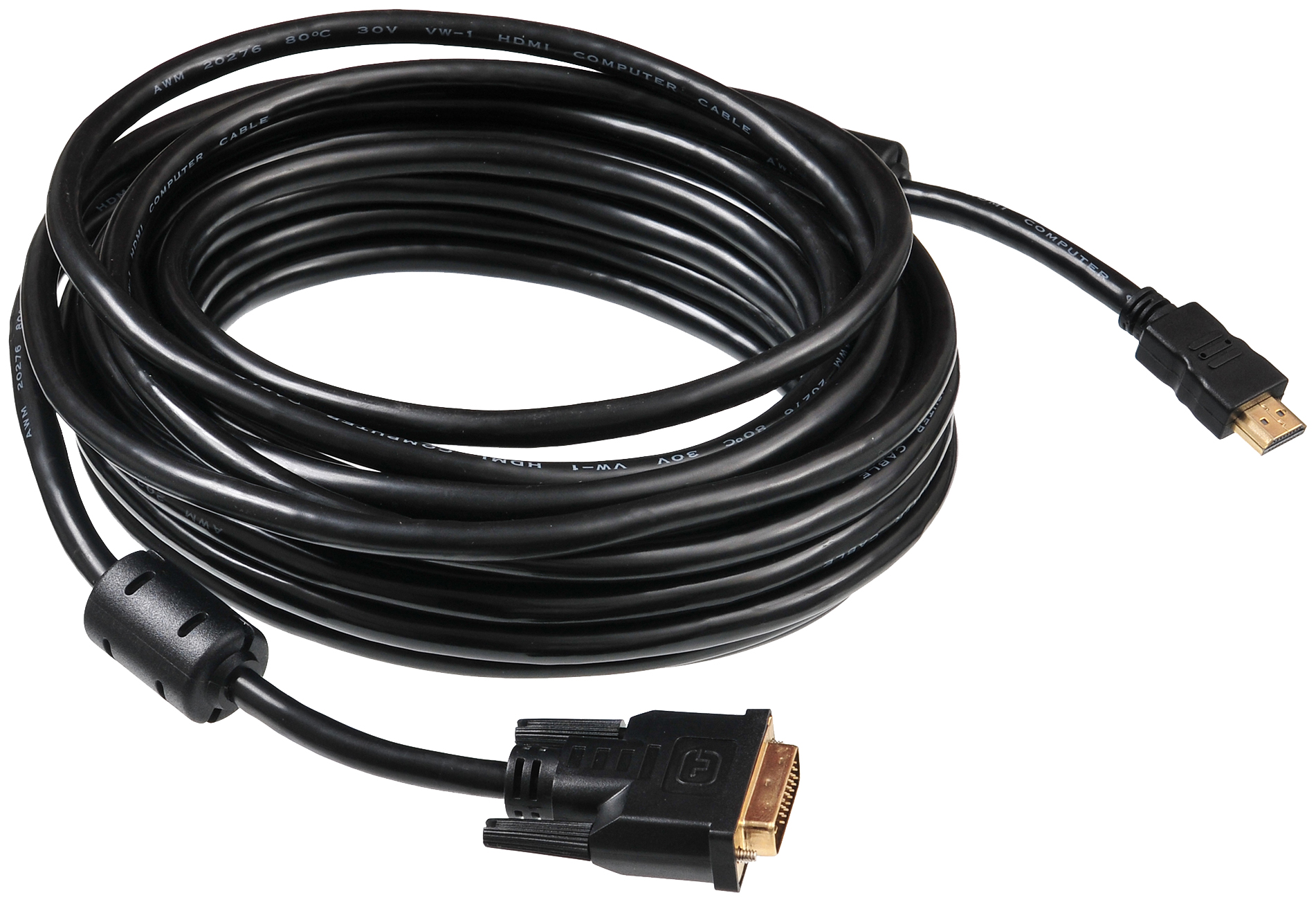 фото Кабель buro hdmi-dvi, m-m 10м black