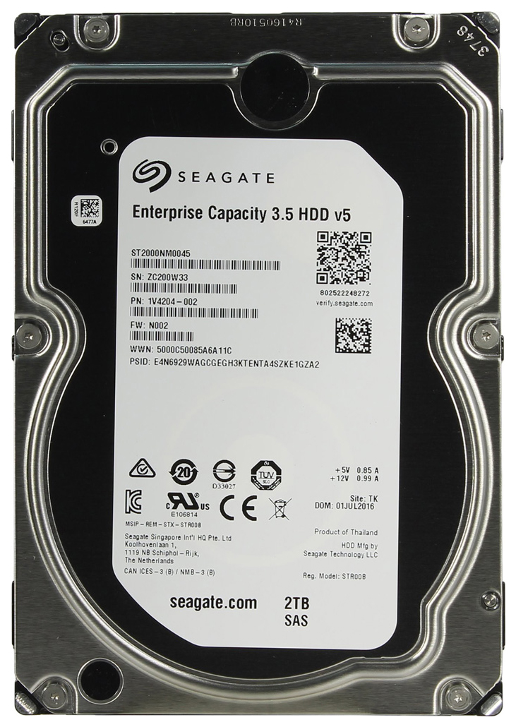 фото Жесткий диск seagate exos 2тб (st2000nm0045)