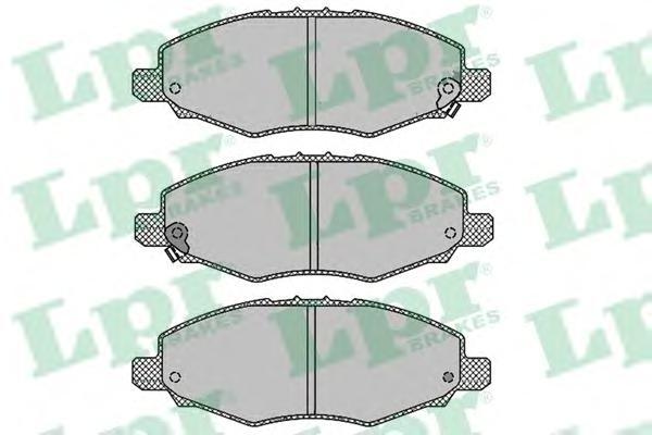 

Комплект тормозных колодок Lpr 05P1449