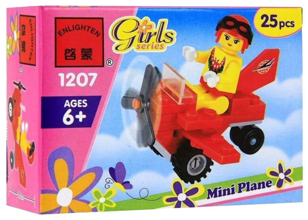 

Конструктор пластиковый Brick Самолет 1207 Girls Series 25 Деталей