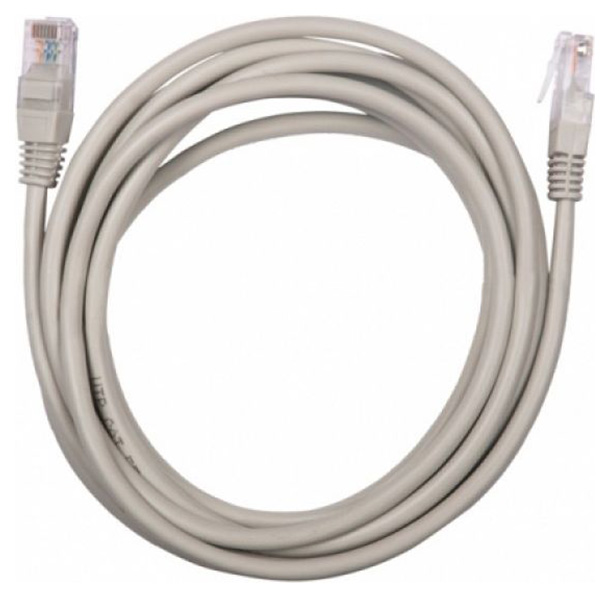 

Кабель Ritmix RJ45-RJ45, M-M 5м Grey (RCC-081), RCC-081