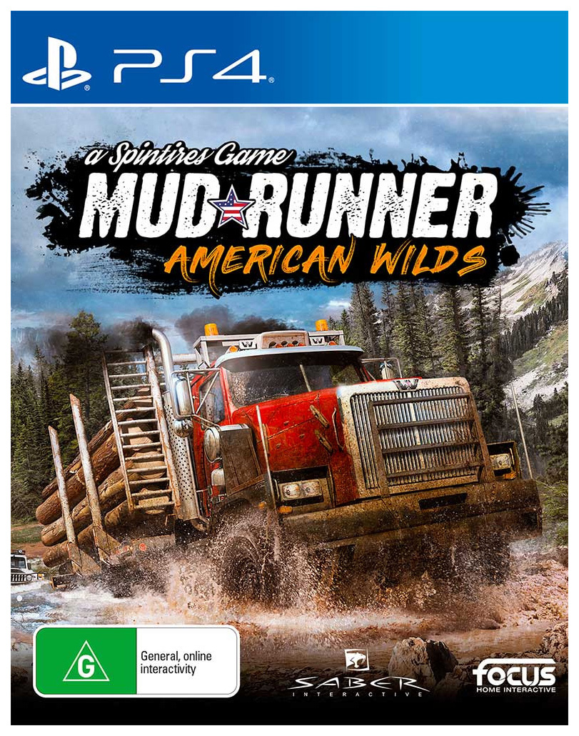 фото Игра spintires: mudrunner american wilds для playstation 4 focus home