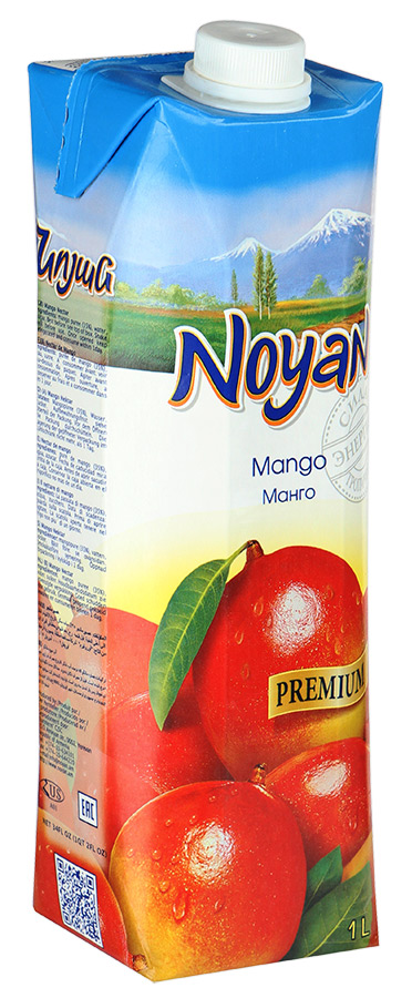 

Манго нектар Noyan premium 1 л, Noyan манго