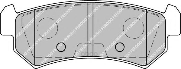 фото Колодки тормозные ferodo fdb1889