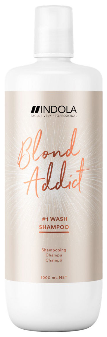 фото Шампунь indola professional blond addict shampoo 1000 мл