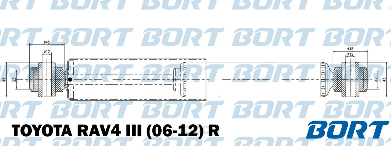 

Амортизатор подвески BORT G11245177