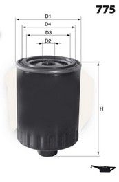 

Фильтр масляный MECAFILTER ELH4412