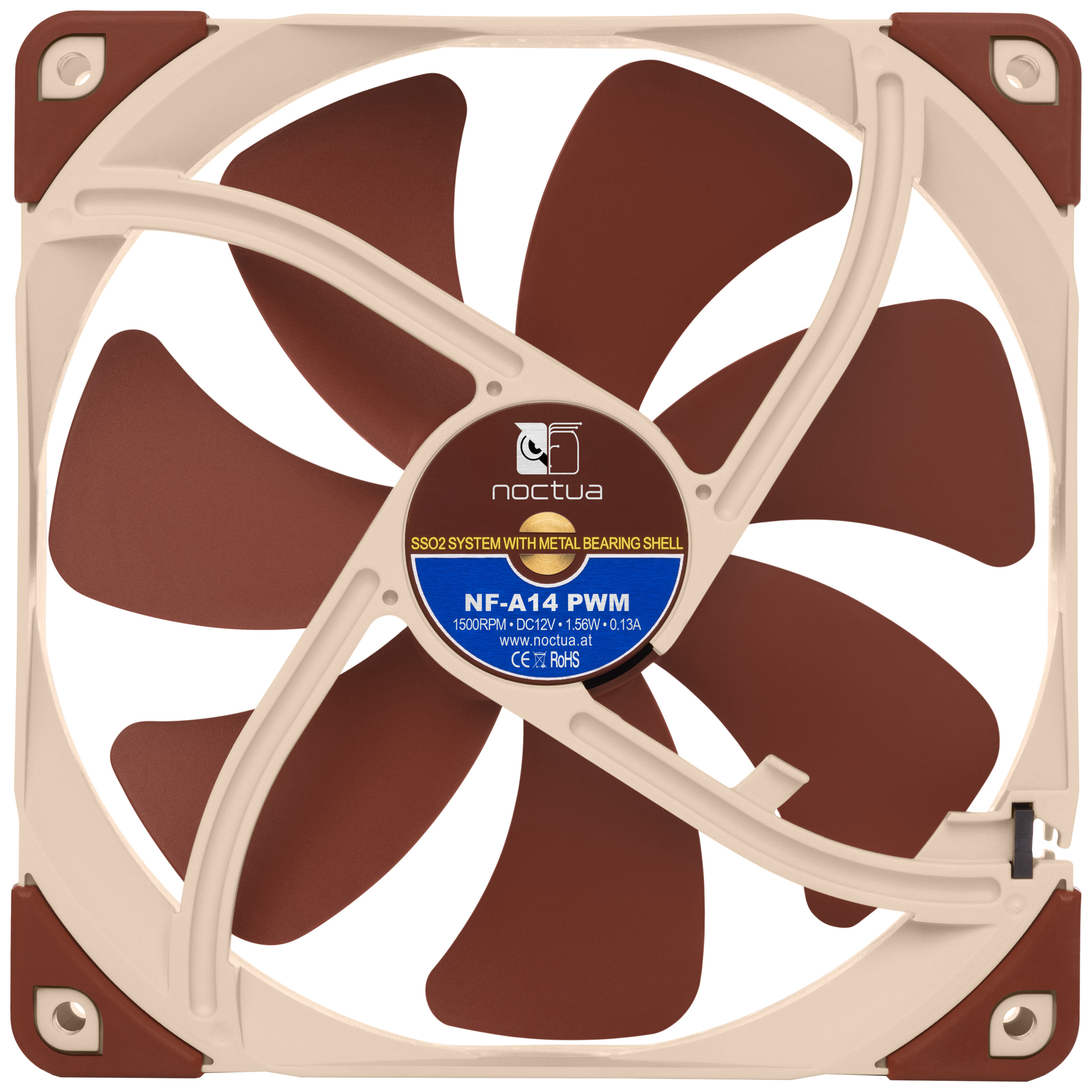 

Корпусной вентилятор Noctua NF-A14 V12 PWM, NF-A14 PWM