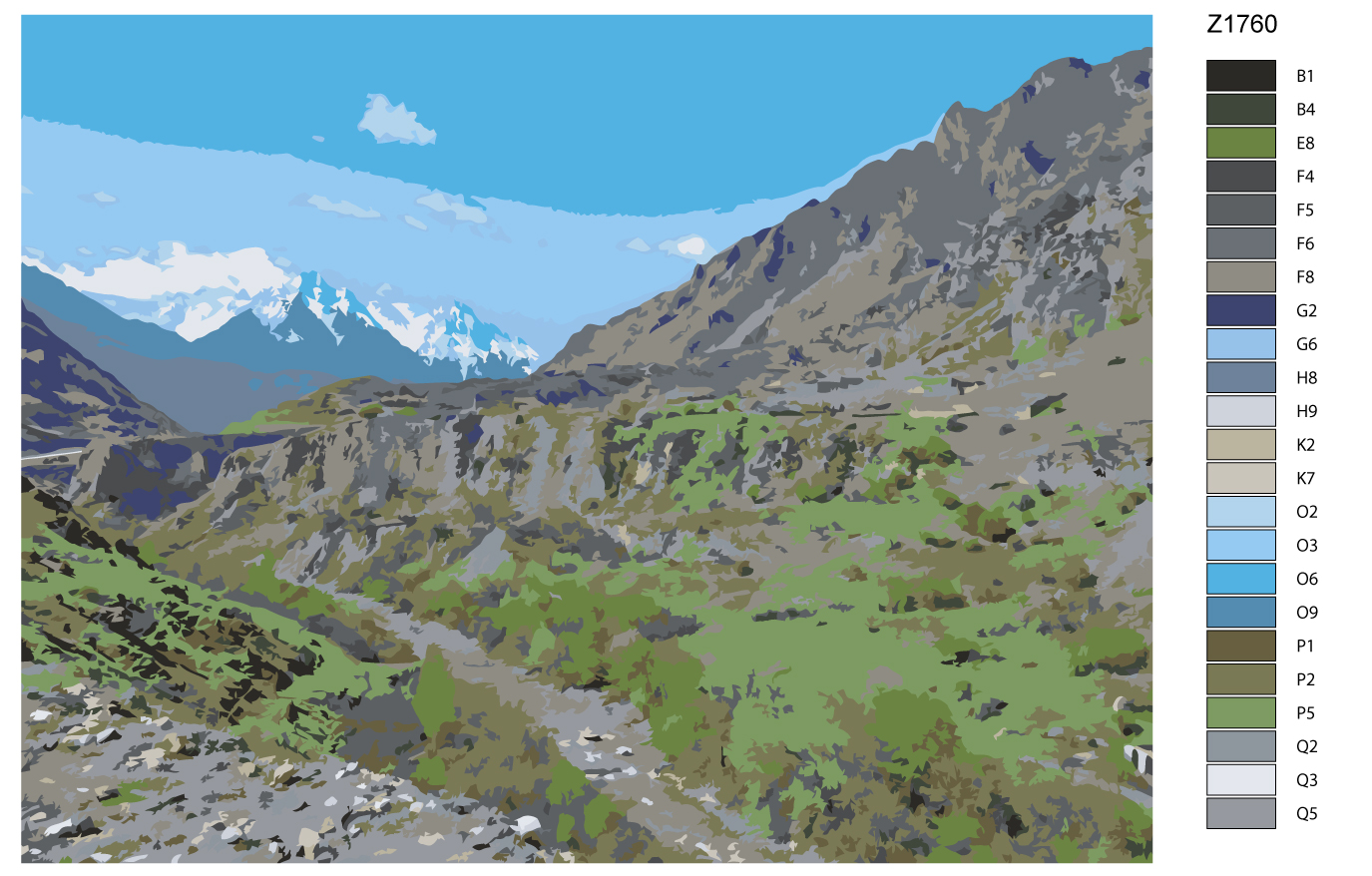 

Картина по номерам, 30 x 40, Z1760, Z1760