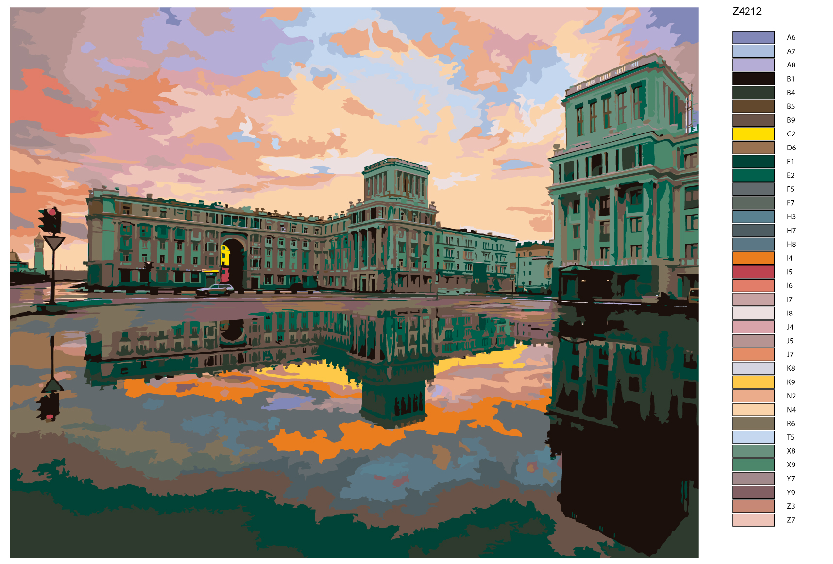 

Картина по номерам, 40 x 50, Z-Z4212, Z-Z4212