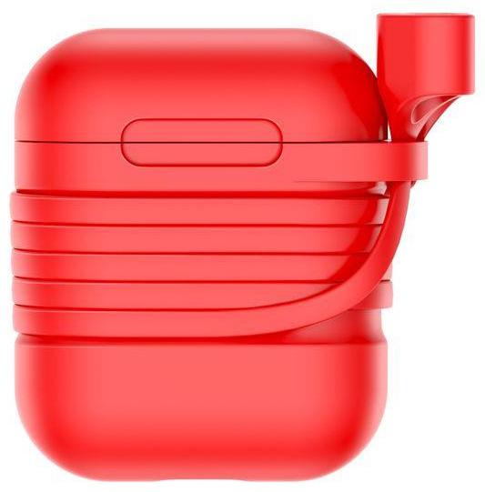 фото Чехол baseus silicone (tzargs-09) для airpods (red)