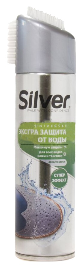 

Средство для защиты от воды Universal silver для всех видов кожи и текстиля 250 мл, Бесцветный