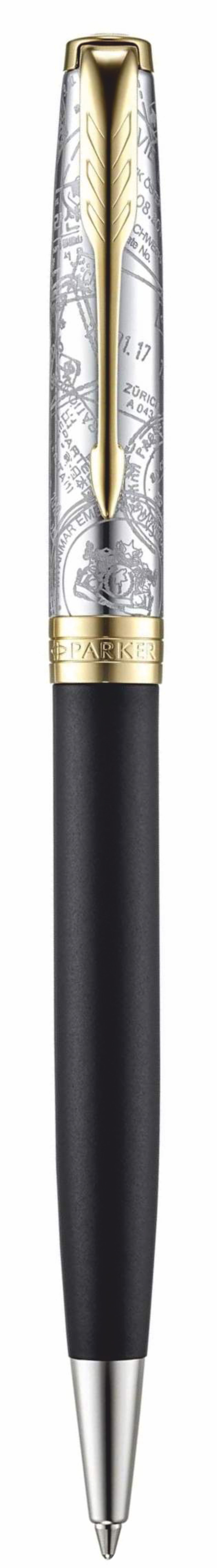 

Parker Sonnet - Matte Black GT, шариковая ручка, M