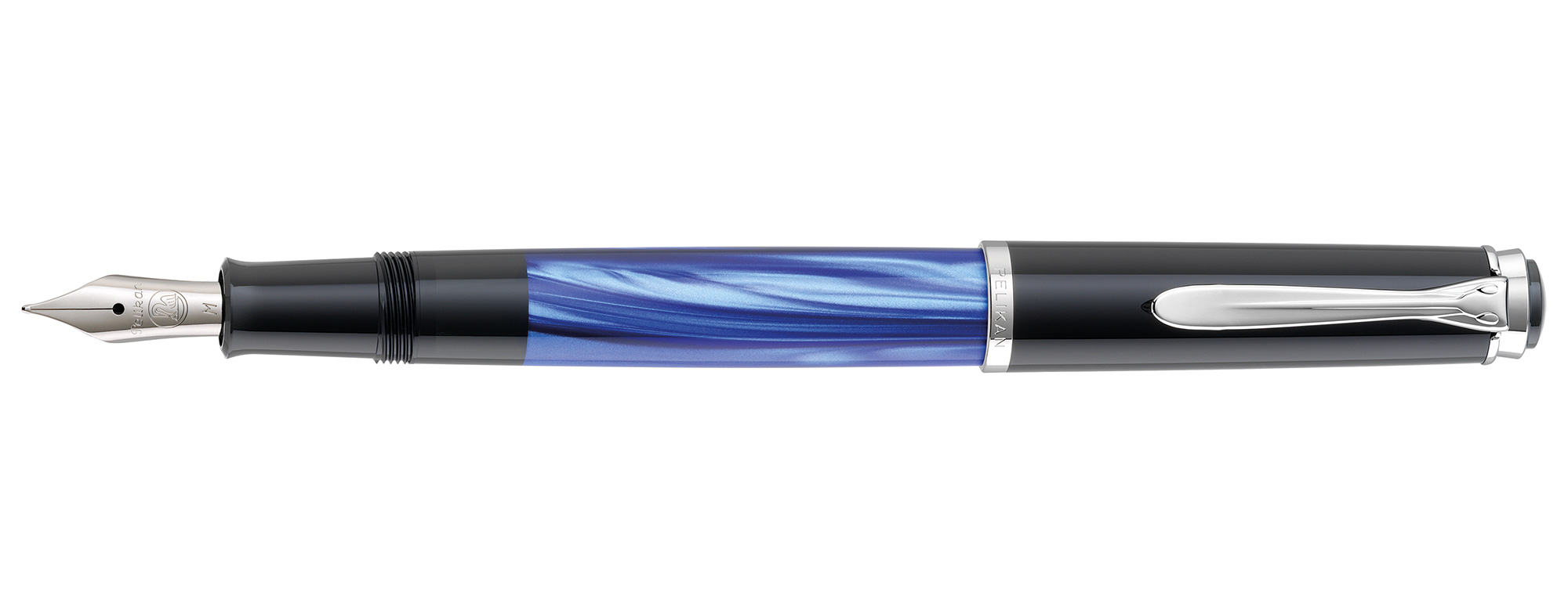 

Перьевая ручка Pelikan Elegance Classic Blue-Marbled F