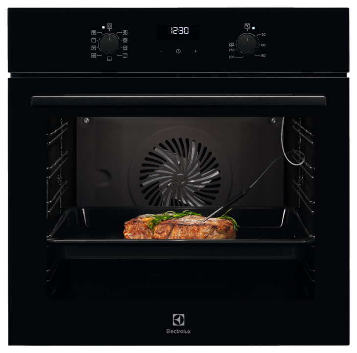 фото Встраиваемый электрический духовой шкаф electrolux oee5c71z black