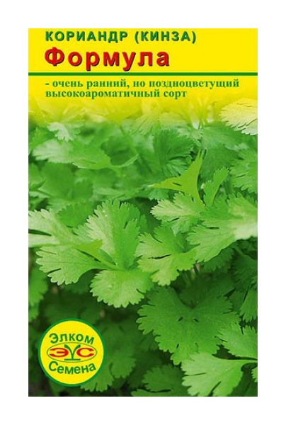 

Семена Кориандр (кинза) Формула, 2 г Элком Семена
