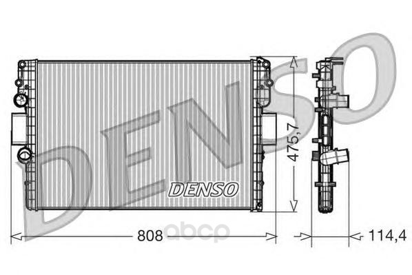 

Радиатор 649x456 Denso DRM12010