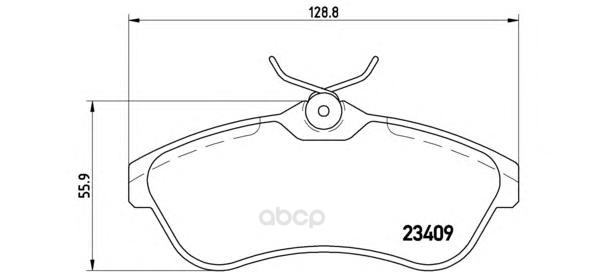 

Тормозные колодки brembo передние P61075
