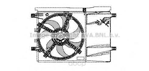 фото Вентилятор охлаждения двигателя fiat punto, opel corsa d 05 ava ft7532