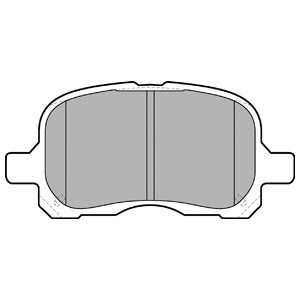 

Комплект тормозных дисковых колодок DELPHI LP1302