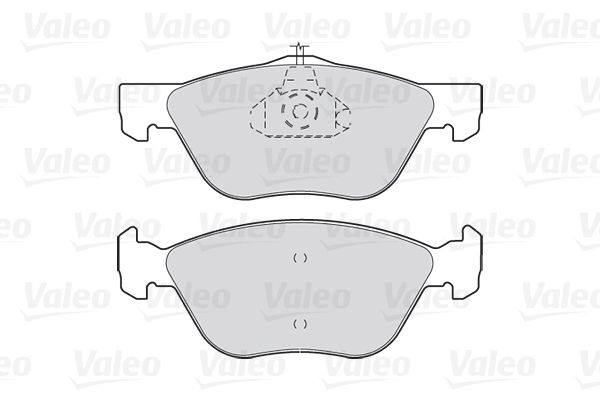 

Тормозные колодки Valeo дисковые 301023