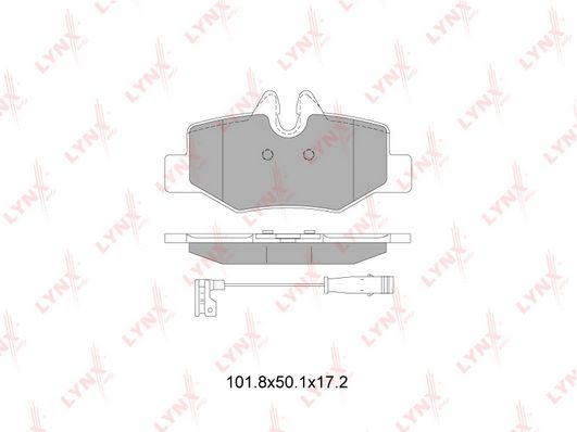 

Тормозные колодки LYNXauto дисковые BD5353