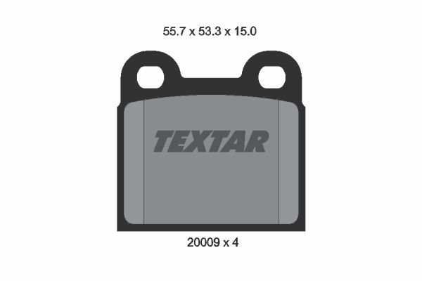 

Тормозные колодки Textar дисковые 2000906