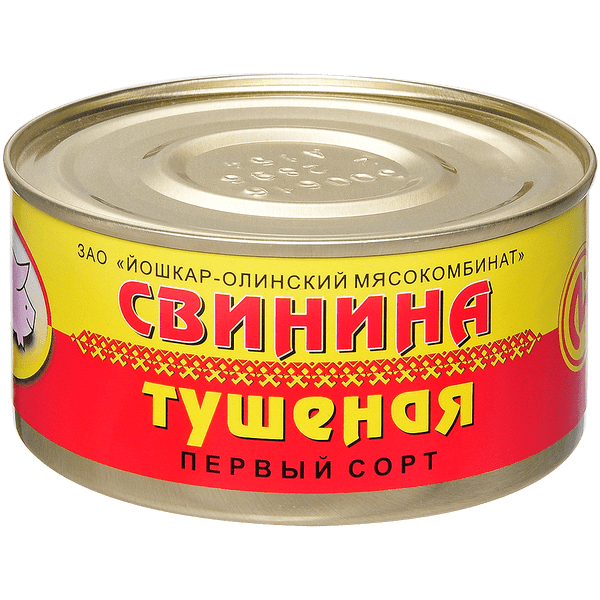 Консервы мясные ЙОМ свинина тушеная 325 г