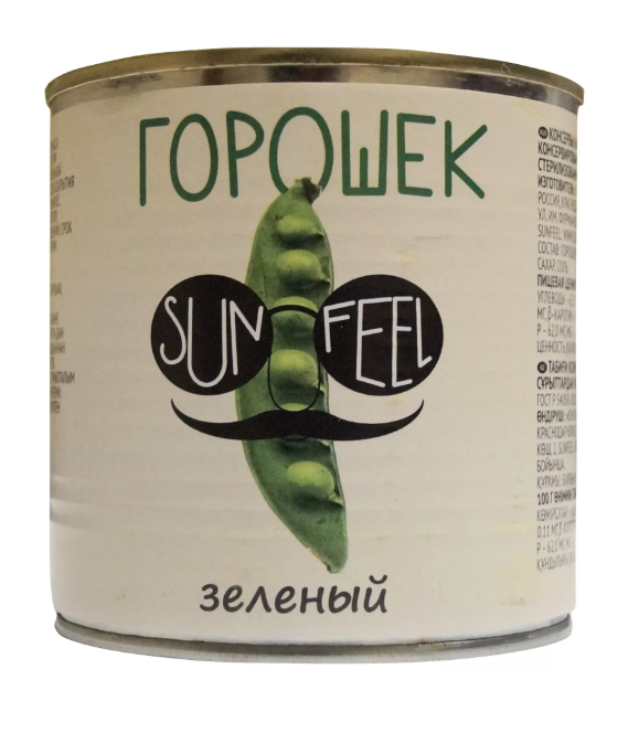 Горошек SunFeel зеленый, 425 мл