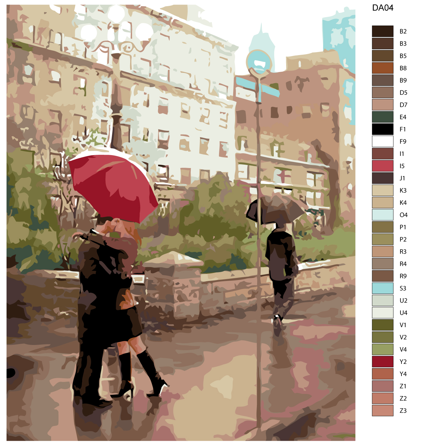 

Картина по номерам, 40 x 50, DA04, DA04