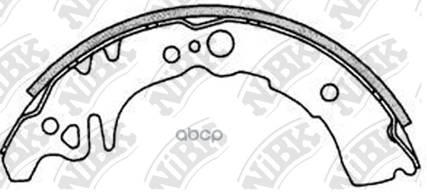 

Комплект тормозных колодок NiBK FN0037