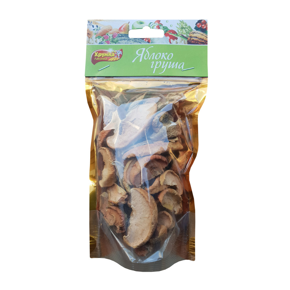 

Лакомство для грызунов ХРУМКА-ЛАКОМКА Коктейль яблоко, груша, 100г
