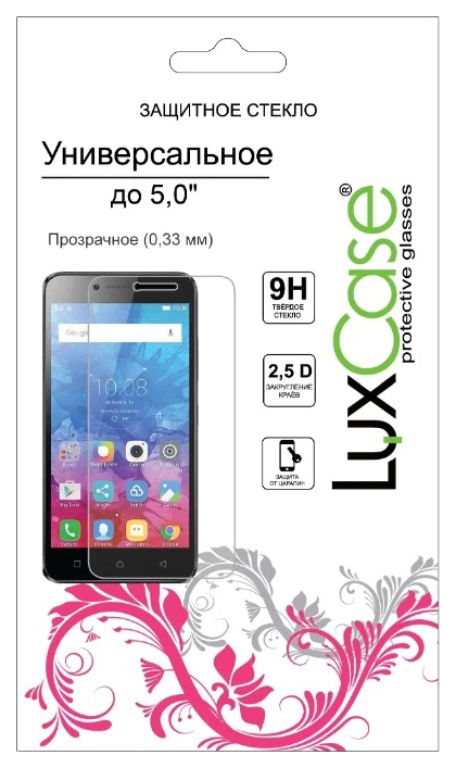 

Защитное стекло LuxCase универсальное для дисплеев 5"