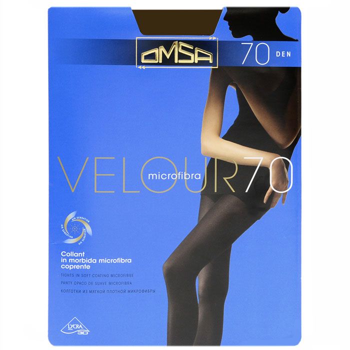 

Колготки женские Omsa VELOUR коричневые 3 (M), Коричневый, VELOUR