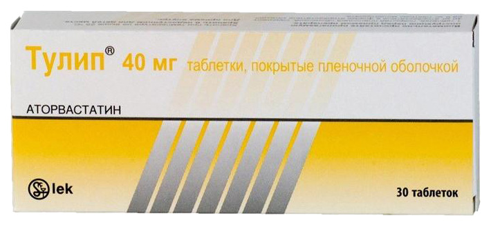 Тулип таблетки 40 мг 30 шт., Lek d. d.  - купить со скидкой