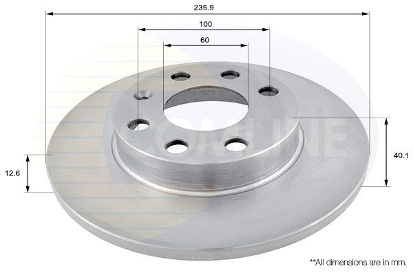 фото Тормозной диск comline adc1101